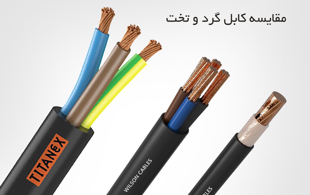 In this article, we have examined flat and round cables. Most cables are round, which is generally a suitable structure. By examining a typical round power cord,